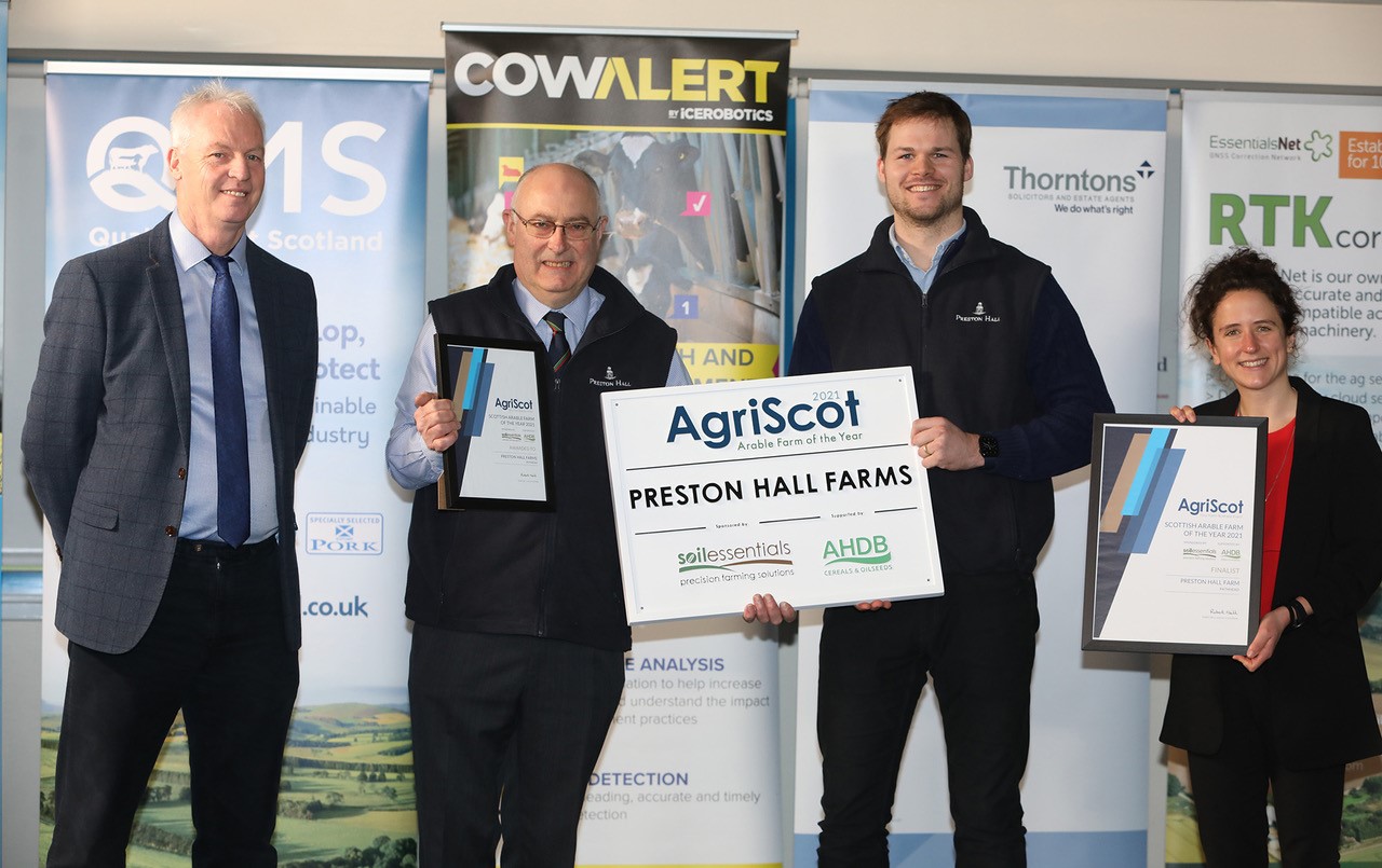 Preston Hall named Scottish Arable Farm of the Year